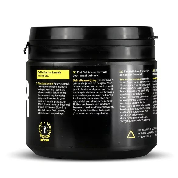 BUTTR - Gel lubrifiant fisting - base eau - 500ml