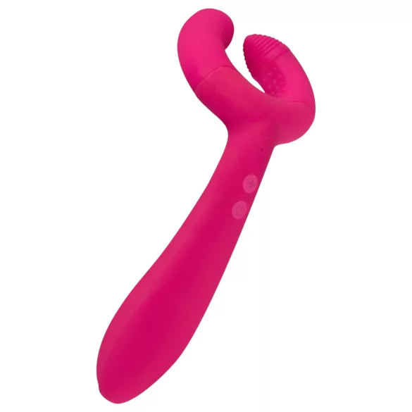 Easytoys Couple - vibromasseur pour couple rechargeable étanche - rose