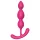 Cheeky Love - plug anal à perles - silicone rose