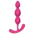 Cheeky Love - plug anal à perles - silicone rose
