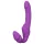 Dreamtoys Essentials - gode-ceinture sans harnais vibrant (violet)