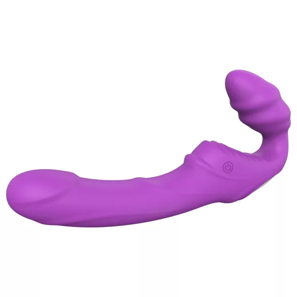 Dreamtoys Essentials - gode-ceinture sans harnais vibrant (violet)