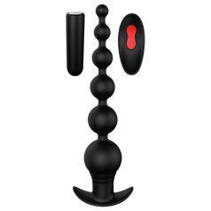   Cheeky Love - plug anal vibrant perles télécommandé rechargeable - noir