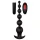 Cheeky Love - plug anal vibrant perles télécommandé rechargeable - noir
