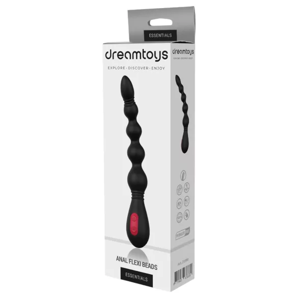 Cheeky Love - vibromasseur anal perles rechargeable - silicone noir