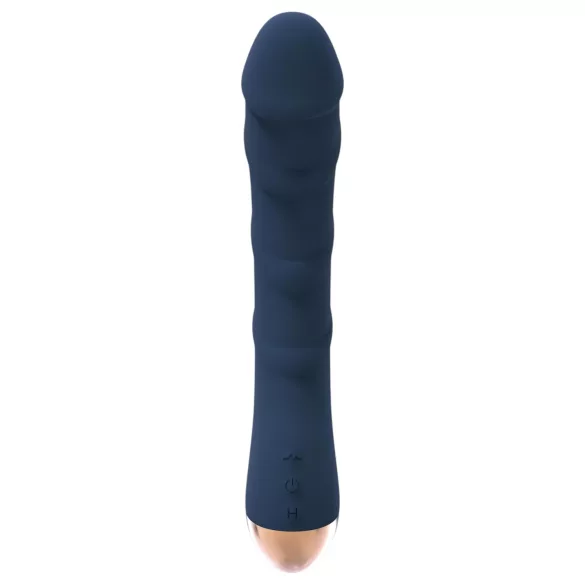 Goddess Atlas - vibromasseur point G rechargeable chauffant étanche bleu