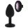 All time Favorites - plug anal silicone avec bijou violet - noir