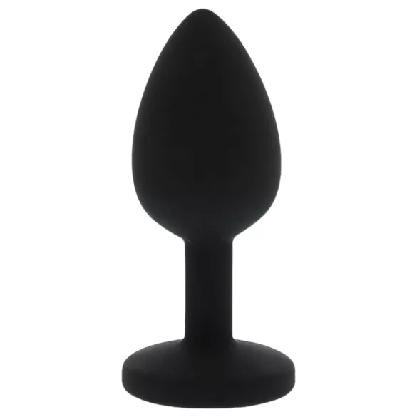 All time Favorites - plug anal silicone avec bijou violet - noir