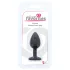 All time Favorites - plug anal silicone avec bijou violet - noir