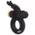 Elite Joel - anneau pénis et testicules vibrant rechargeable - silicone noir
