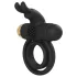 Elite Joel - anneau pénis et testicules vibrant rechargeable - silicone noir