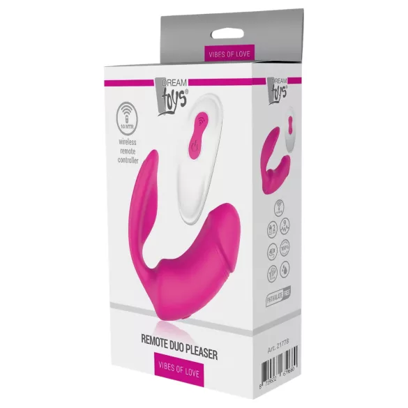 Vibes of Love Duo - Vibromasseur 2en1 clitoridien (rose)
