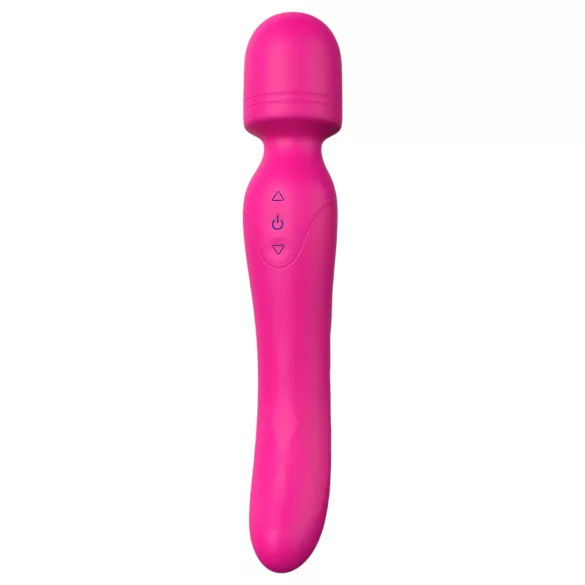 Vibes of Love - vibromasseur wand chauffant rechargeable - silicone rose