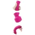 Vibes of Love - vibromasseur wand chauffant rechargeable - silicone rose