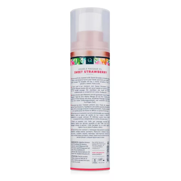 Exotiq - huile de massage parfumée - fraise - 100ml