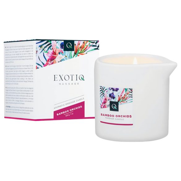 Exotiq - bougie de massage parfumée - Bamboo Orchids - 200g