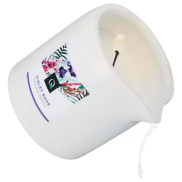 Exotiq - bougie de massage parfumée - rose - 200g