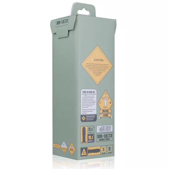 BUTTR Madbull Muzzl - godemichet ventouse - réaliste noir