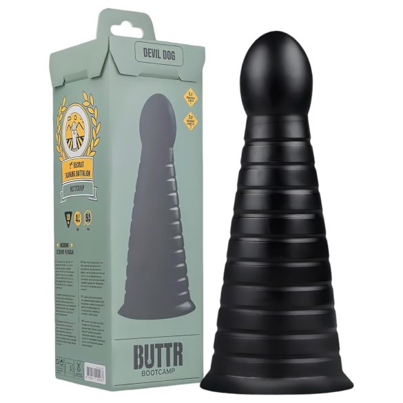 BUTTR Devil Dog - gode ventouse noir