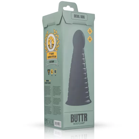 BUTTR Devil Dog - gode avec ventouse - noir