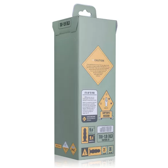 BUTTR Tactical III - gode ceinture ventouse - noir