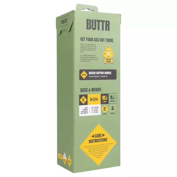 BUTTR - gode ventouse réaliste - noir