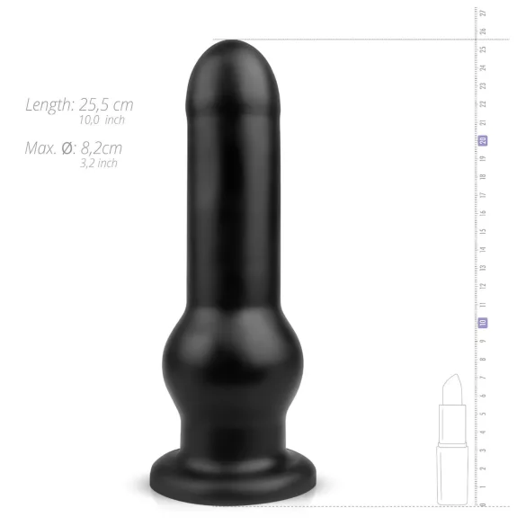 BUTTR - gode ventouse réaliste - noir