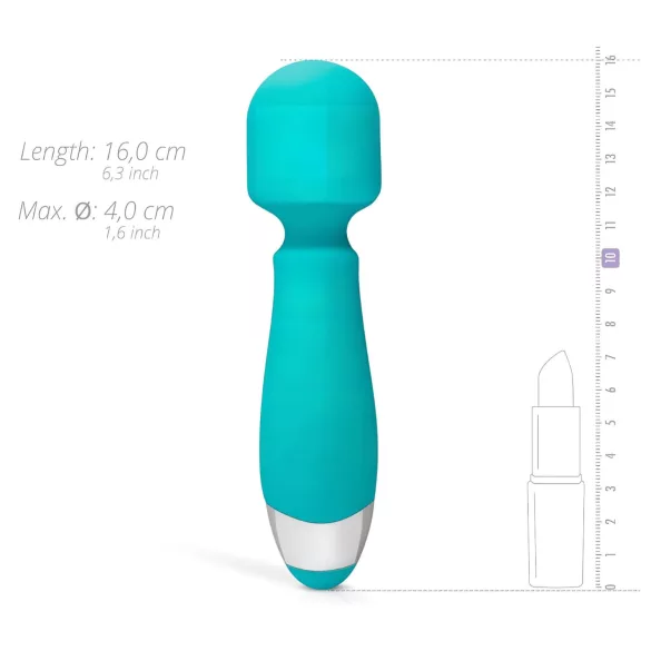 Good Vibes Aida - vibromasseur waterproof - silicone turquoise