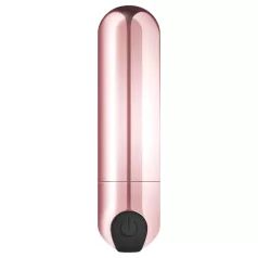   Rosy Gold - mini vibromasseur bullet rechargeable - couleur or rose