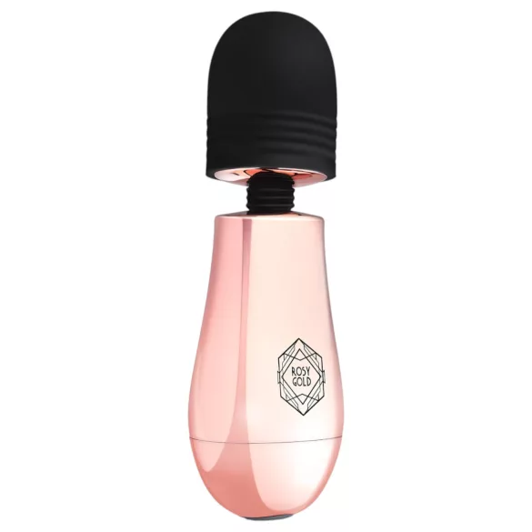 Rosy Gold - vibromasseur mini wand rechargeable - rose gold