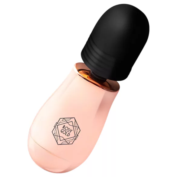 Rosy Gold - vibromasseur mini wand rechargeable - rose gold