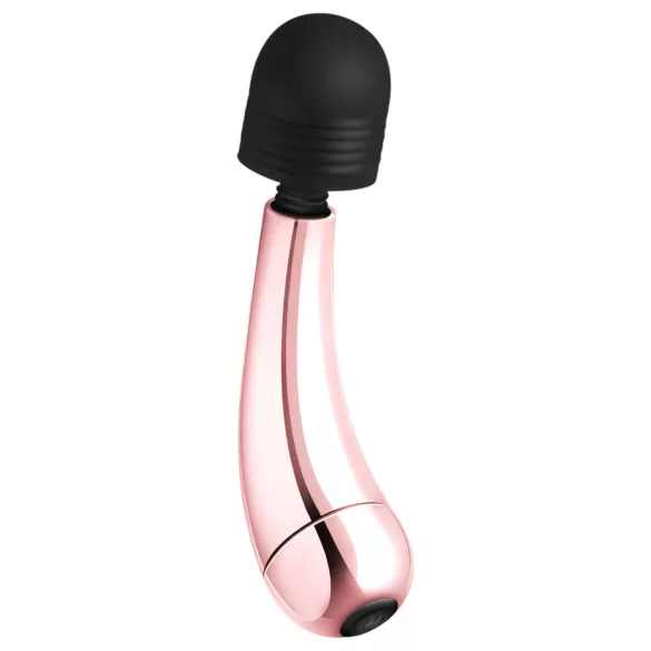 Rosy Gold - vibromasseur wand mini courbé - finition rose gold