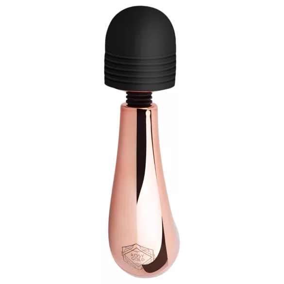 Rosy Gold - vibromasseur wand mini courbé - finition rose gold