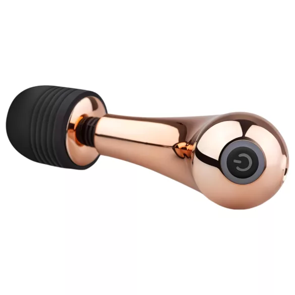 Rosy Gold - vibromasseur wand mini courbé - finition rose gold