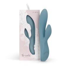   Bloom Violet Rabbit - vibromasseur point G avec stimulateur clitoris - turquoise