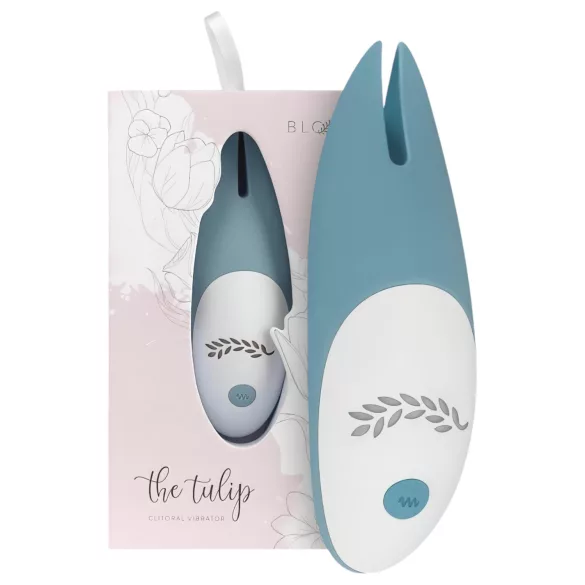 Bloom Tulip - vibromasseur clitoridien rechargeable silicone turquoise