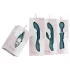 Bloom Tulip - vibromasseur clitoridien rechargeable silicone turquoise