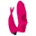 Easytoys - Mini vibromasseur doigt 2 en 1 - silicone rose
