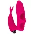 Easytoys - Mini vibromasseur doigt 2 en 1 - silicone rose