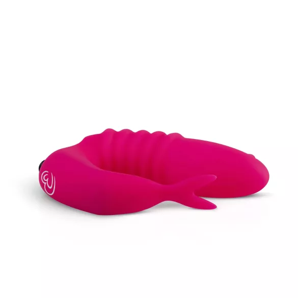 Easytoys - Mini vibromasseur doigt 2 en 1 - silicone rose