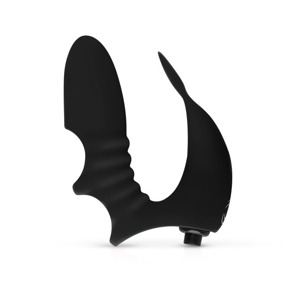Easytoys - Vibromasseur doigt 2-en-1 - silicone noir