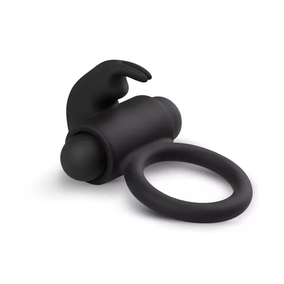 EasyToys Bunny - anneau pénien vibrant - silicone noir