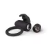 EasyToys Bunny - anneau pénien vibrant - silicone noir
