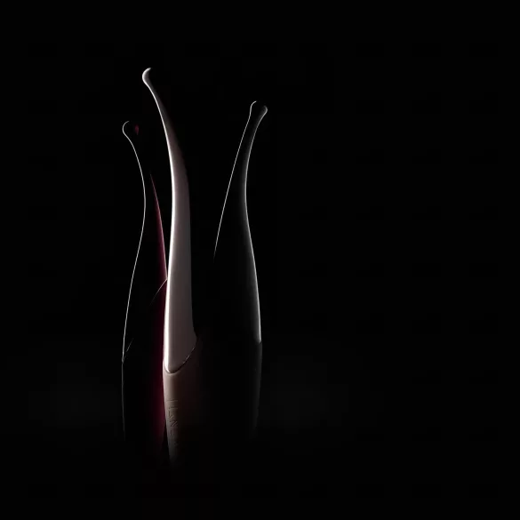 Senzi - stimulateur clitoridien rechargeable étanche - silicone rouge