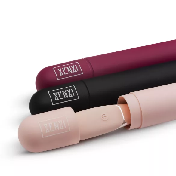 Senzi - stimulateur clitoridien rechargeable étanche - silicone rouge