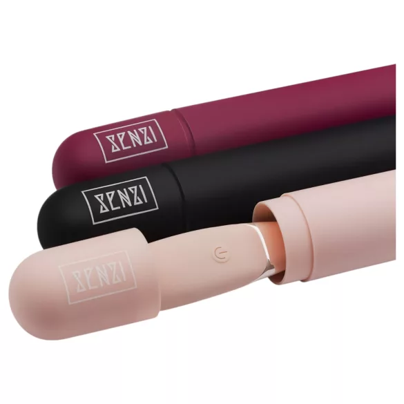 Senzi - vibromasseur clitoridien rechargeable étanche - silicone rose