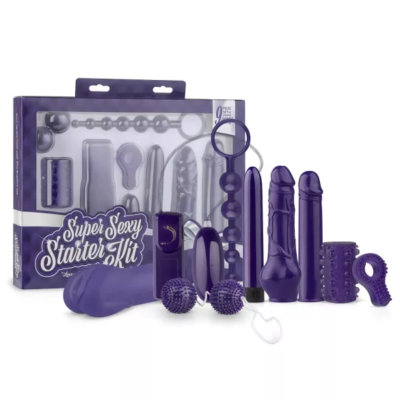 LoveBoxxx - coffret sextoys vibrant - 9 pièces
