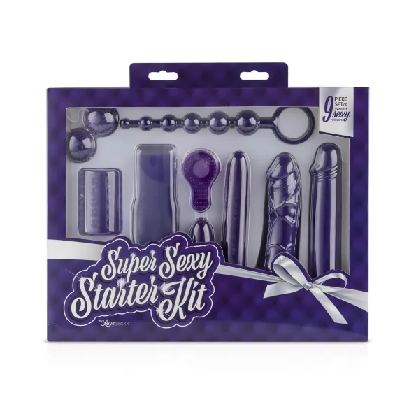 LoveBoxxx - coffret sextoys vibrant - 9 pièces