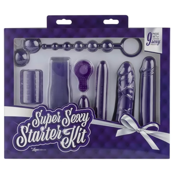 LoveBoxxx - coffret sextoys vibrant - 9 pièces