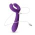 Easytoys Couple - vibromasseur pour couple rechargeable étanche - violet